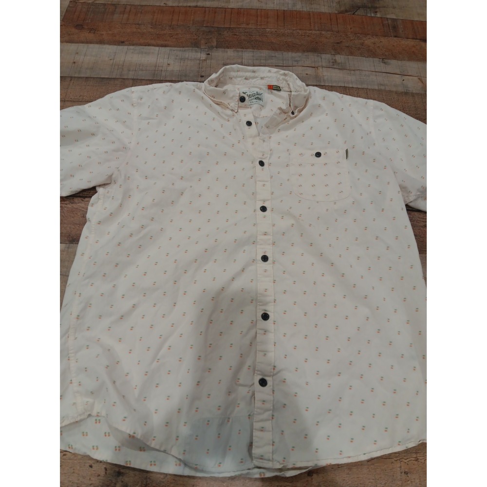Howler Bros Heed The Call Men's XL Short Sleeve Button-Up Check Shirt 2953